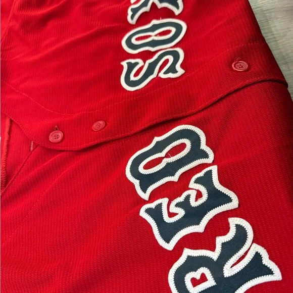 Majestic Red Sox Red Men's Jersey 2XL - Picture 3 of 4